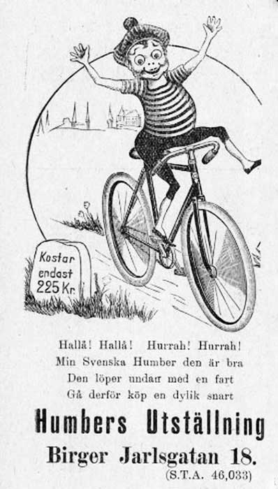 Humber annons 1899