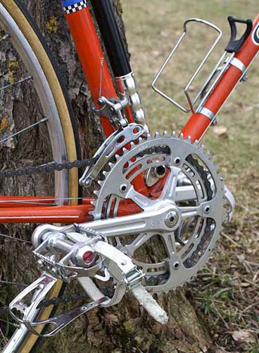 Campagnolo crank Atom pedals