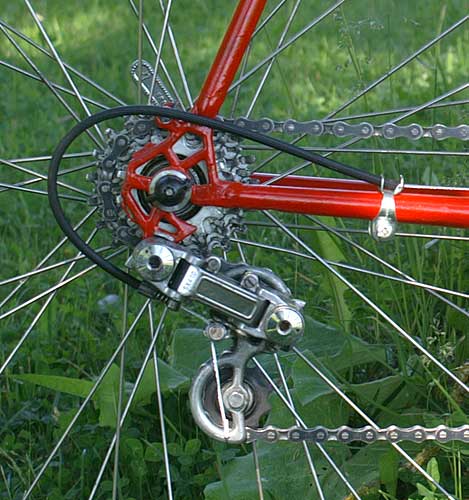 Gitane rear drop-outs and Simplex derailleur