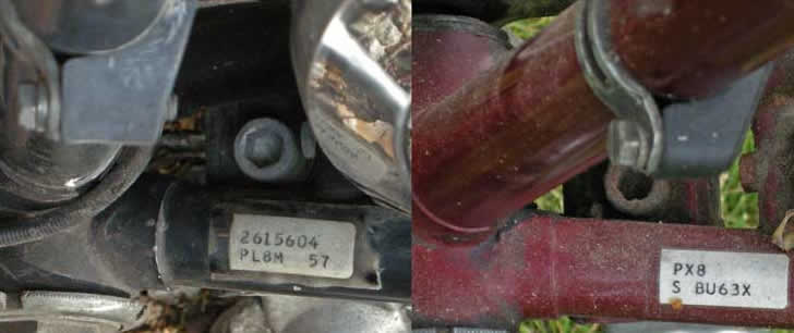 Peugeot identification stickers