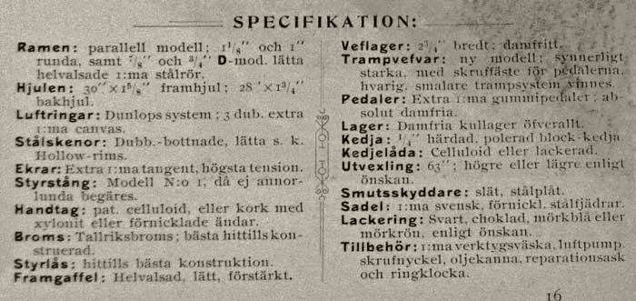 Nordpolen specifikation