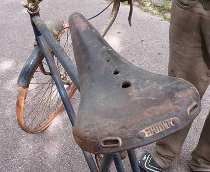 Brown saddle